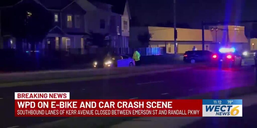 One person dead in an E-bike and car accident in Wilmington