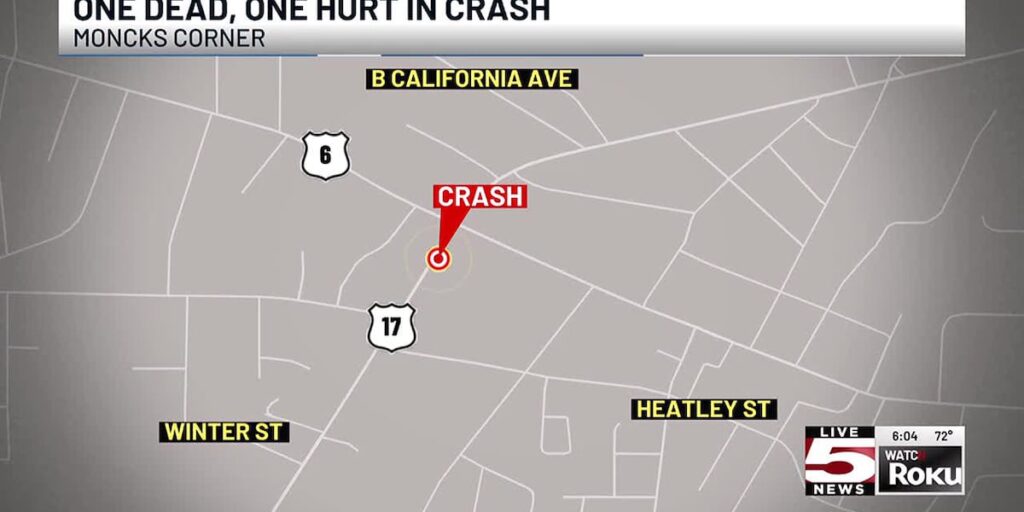 VIDEO: One dead in Moncks Corner after rear-end collision