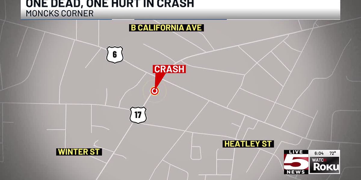 VIDEO: One dead in Moncks Corner after rear-end collision