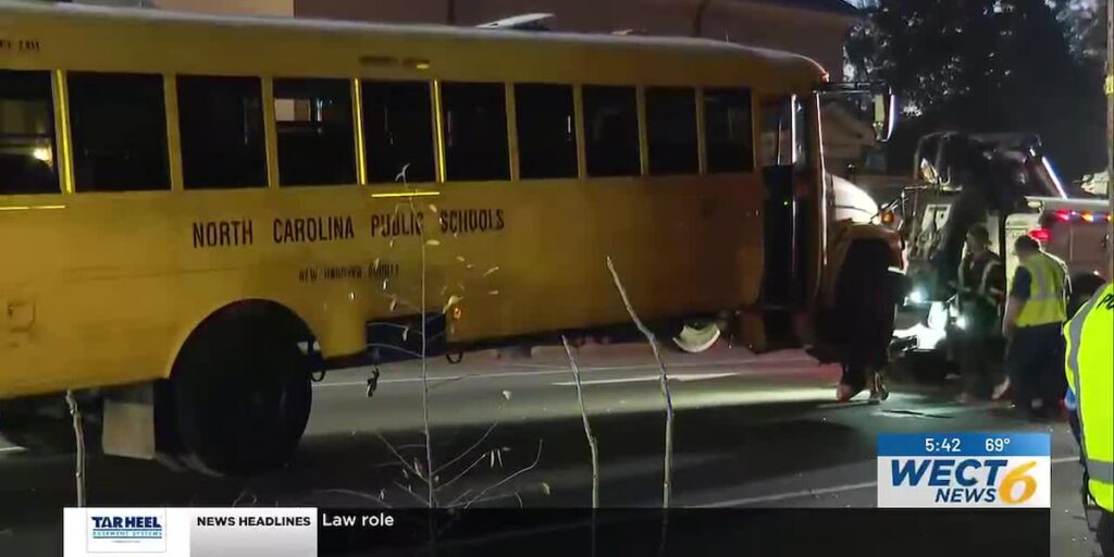 TRAFFIC ALERT: New Hanover County Schools bus involved in collision with another vehicle