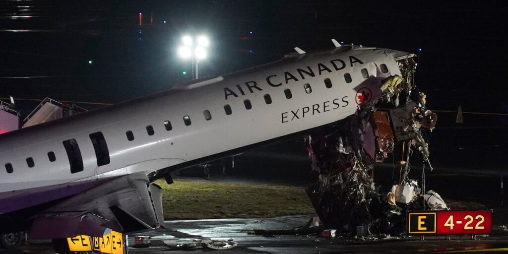 Pilot, copilot killed when jet collides with fire truck at New York’s LaGuardia Airport