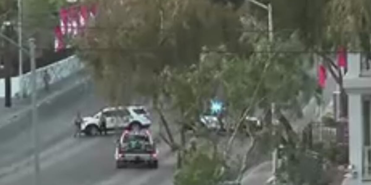 Pedestrian hospitalized after hit-and-run collision in Las Vegas