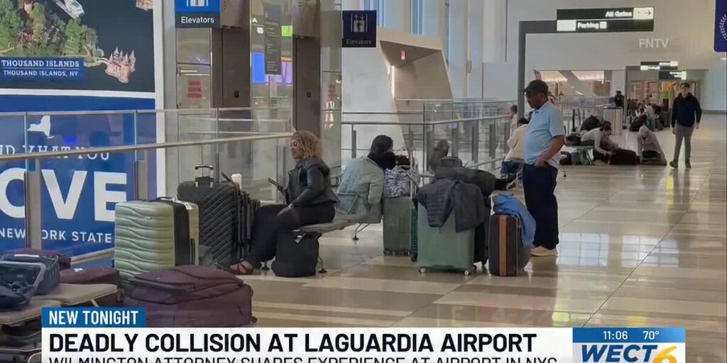 Wilmington attorney stranded after collision at LaGuardia Airport