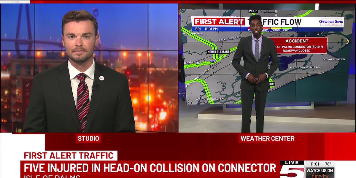 VIDEO: Isle of Palms Connector shut down following head-on collision